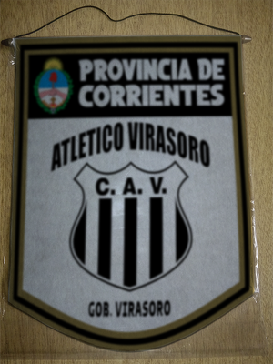 BANDERIN 40CM DORADO ATLETICO VIRASORO