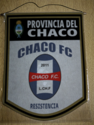 BANDERIN 40CM DORADO CHACO FC RESISTENCIA