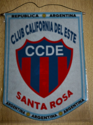 BANDERIN CLUB CALIFORNIA DEL ESTE SANTA ROSA