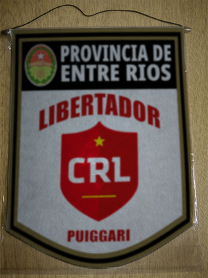 BANDERIN LIBERTADOR PUIGGARI ENTRE RIOS