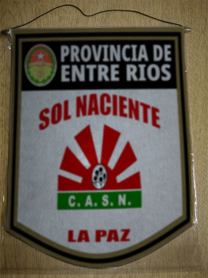 BANDERIN SOL NACIENTE LA PAZ ENTRE RIOS