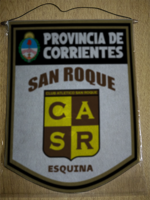BANDERIN 40CM DORADO SAN ROQUE ESQUINA