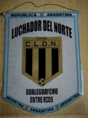 BANDERIN LUCHADOR DEL NORTE GUALEGUAYCHU