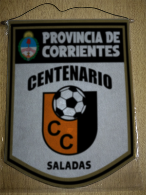 BANDERIN 40CM DORADO CLUB CENTENARIO SALADAS