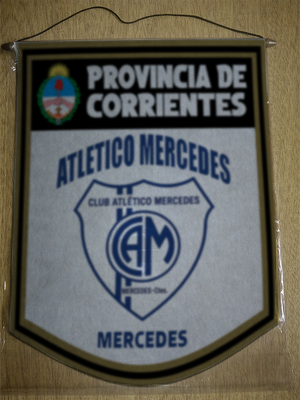 BANDERIN 40CM DORADO ATLETICO MERCEDES