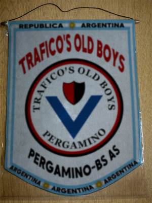 BANDERIN TRAFICO'S OLD BOYS PERGAMINO