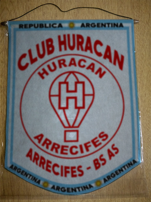 BANDERIN HURACAN DE ARRECIFES