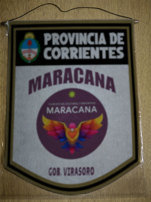 BANDERIN 40CM DORADO MARACANA VIRASORO