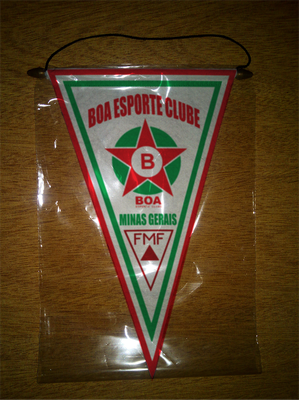 BANDERIN 37CM PAÑO BOA ESPORTE CLUBE DE VARGINHA