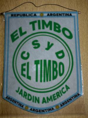 BANDERIN CLUB EL TIMBO JARDIN AMERICA