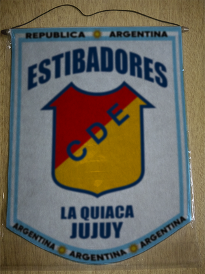 BANDERIN CLUB ESTIBADORES LA QUIACA JUJUY