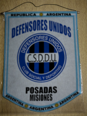 BANDERIN DEFENSORES UNIDOS POSADAS