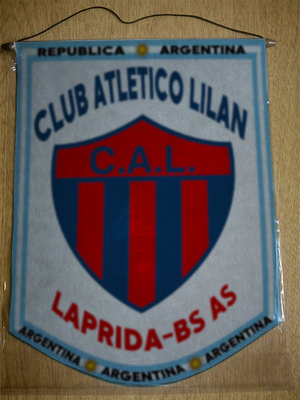 BANDERIN CLUB ATLETICO LILAN LAPRIDA