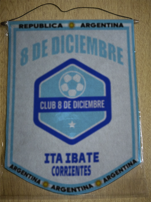 BANDERIN 8 DE DICIEMBRE ITA IBATE