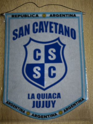 BANDERIN SAN CAYETANO LA QUIACA JUJUY