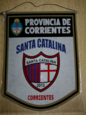 BANDERIN 40CM DORADO SANTA CATALINA