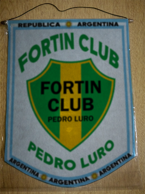BANDERIN FORTIN CLUB PEDRO LURO