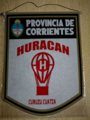BANDERIN 40CM DORADO HURACAN CURUZU CUATIA