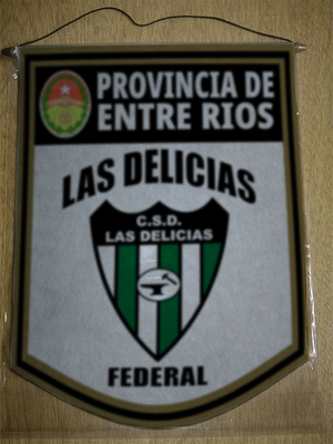BANDERIN LAS DELICIAS FEDERAL ENTRE RIOS