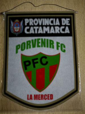 BANDERIN 40 CM DORADO PORVENIR FC LA MERCED