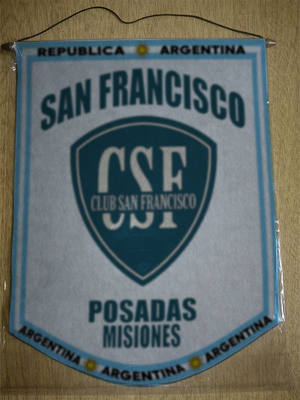 BANDERIN CLUB SAN FRANCISCO POSADAS