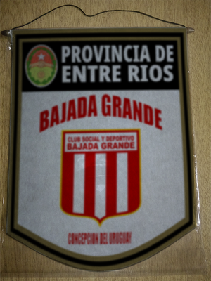 BANDERIN BAJADA GRANDE CONCEPCION URUGUAY