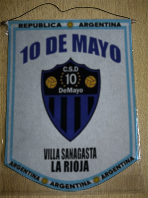 BANDERIN 10 DE MAYO VILLA SANAGASTA