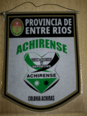 BANDERIN ACHIRENSE ENTRE RIOS