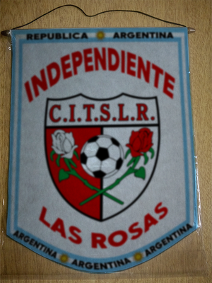BANDERIN INDEPENDIENTE DE LAS ROSAS