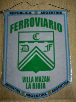 BANDERIN FERROVIARIO VILLA MAZAN