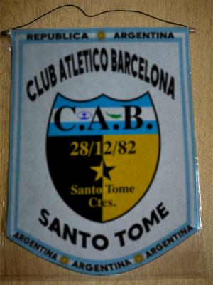 BANDERIN BARCELONA DE SANTO TOME