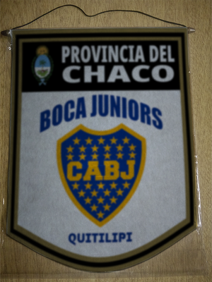 BANDERIN 40CM DORADO BOCA JUNIORS QUITILIPI