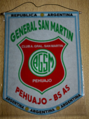 BANDERIN GENERAL SAN MARTIN PEHUAJO