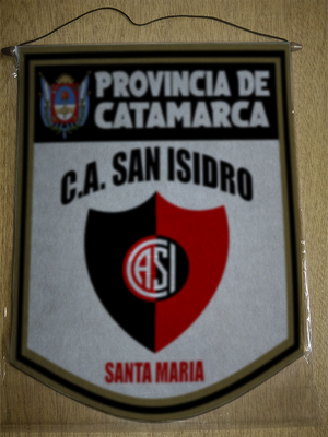 BANDERIN 40 CM DORADO SAN ISIDRO SANTA MARIA