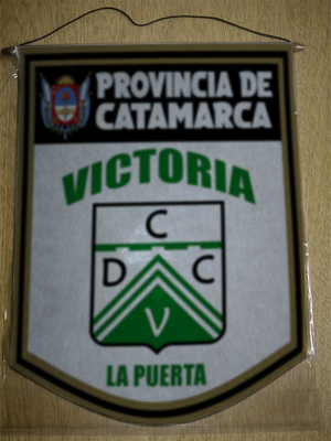 BANDERIN 40 CM DORADO VICTORIA LA PUERTA NORTE