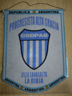 BANDERIN PROGRESISTA ALTA GRACIA SANAGASTA