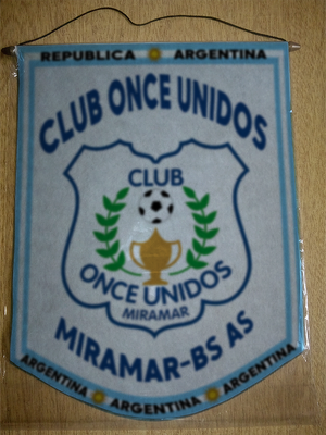 BANDERIN CLUB ONCE UNIDOS MIRAMAR