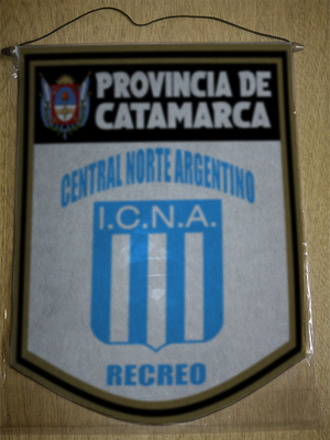 BANDERIN 40 CM DORADO CENTRAL NORTE ARGENTINO RECREO