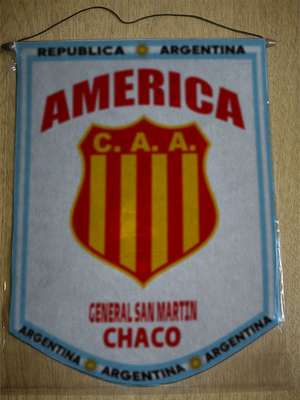 BANDERIN AMERICA GRAL SAN MARTIN CHACO