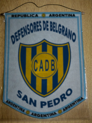 BANDERIN DEFENSORES DE BELGRANO SAN PEDRO