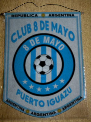 BANDERIN CLUB 8 DE MAYO (PUERTO IGUAZÚ)