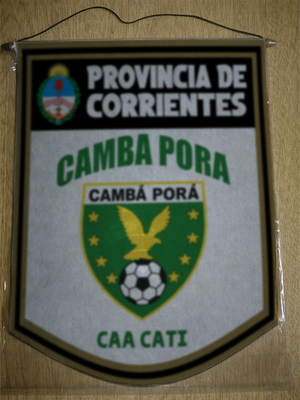 BANDERIN 40CM DORADO CAMBA PORA CAA CATI