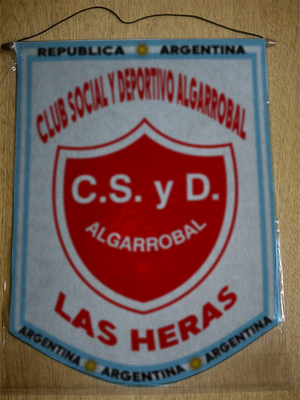 BANDERIN CLUB ALGARROBAL LAS HERAS