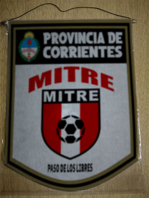 BANDERIN 40CM DORADO MITRE PASO DE LOS LIBRES