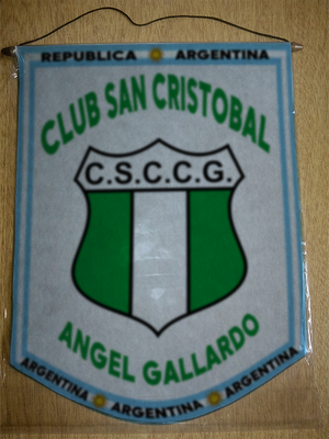 BANDERIN CLUB SAN CRISTOBAL ANGEL GALLARDO