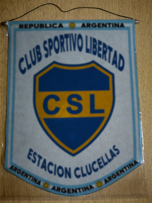 BANDERIN SPORTIVO LIBERTAD ESTACION CLUCELLAS
