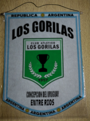 BANDERIN LOS GORILAS CONCEPCION DEL URUGUAY