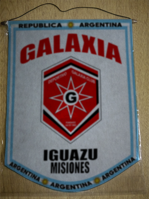 BANDERIN GALAXIA PUERTO IGUAZU