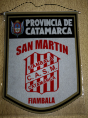 BANDERIN 40 CM DORADO SAN MARTIN FIAMBALA