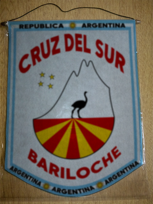 BANDERIN DEPORTIVO CRUZ DEL SUR BARILOCHE